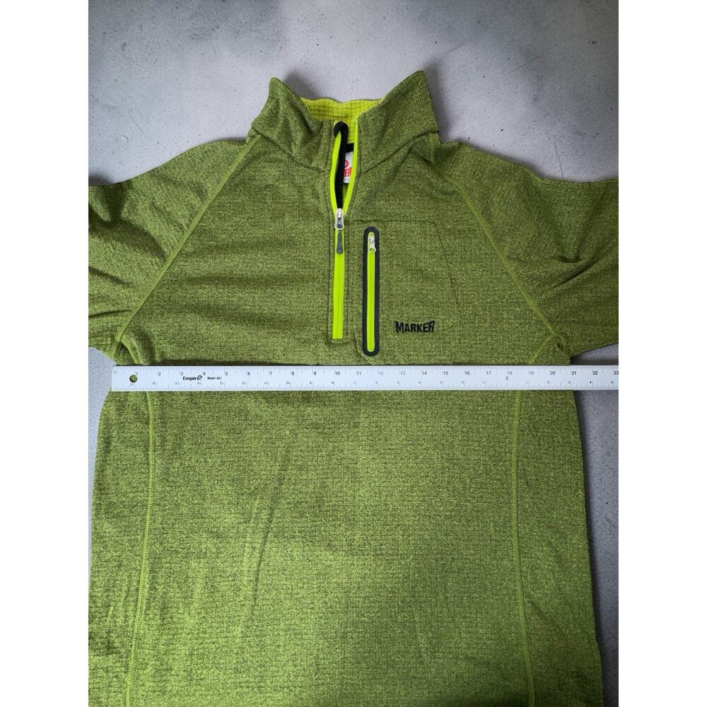 Marker Base Layer 1/4 Zip Pullover, Green Unisex … - image 2